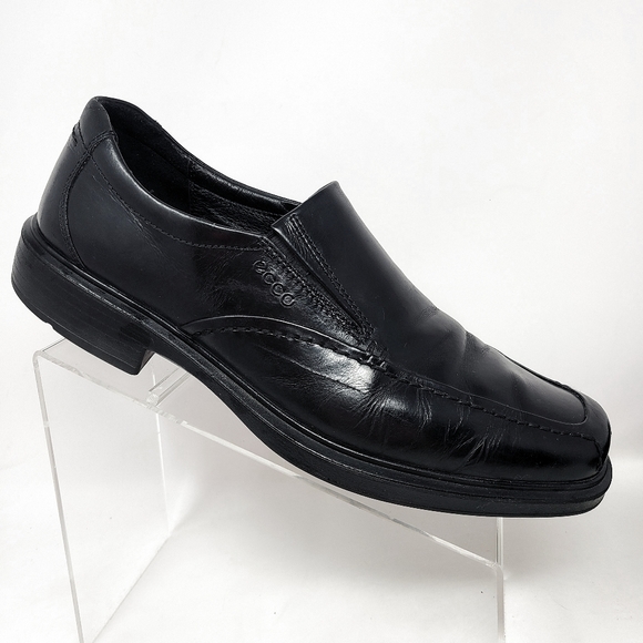 Ecco Men's Slip-On Comfort Leather Loafer Black Dr